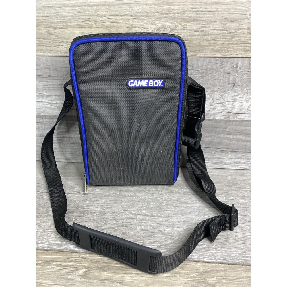 Nintendo Game Boy Carrying Case Unisex OS Black Good Retro Shoulder Bag Zip